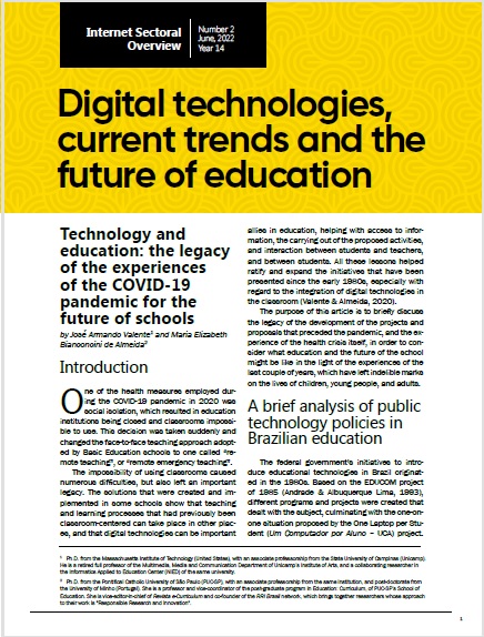 Year XIV - N. 2 - Digital technologies, current trends and the future of education